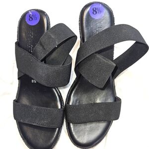 Black Women's Sandals Made In ITALY